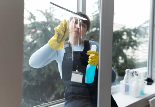 Nettoyage de vitres intérieures et extérieures à Saint-Germain-du-Bel-Air